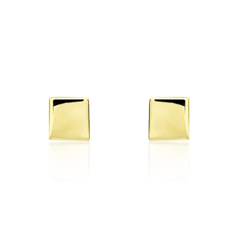 Boucles D'oreilles Puces Genovera Or Jaune