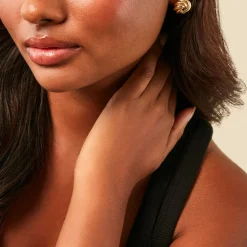 Boucles D'Oreilles Puces Gilad Or Jaune