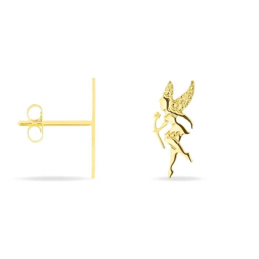 Boucles D'oreilles Puces Gabinienne Fee Or Jaune