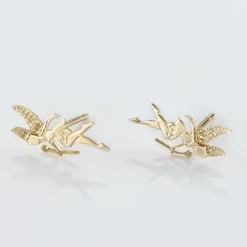 Boucles D'oreilles Puces Gabinienne Fee Or Jaune