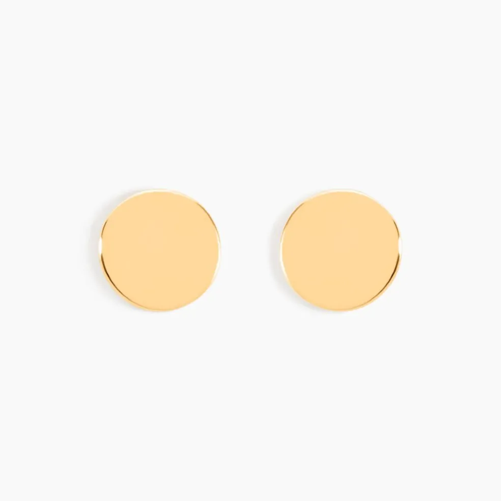 Boucles D'oreilles Puces Genovera Or Jaune