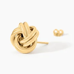 Boucles D'Oreilles Puces Gawain Or Jaune