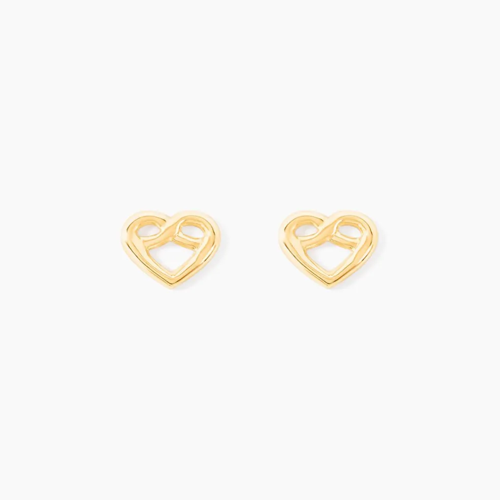 Boucles D'oreilles Puces Hartwin Or Jaune