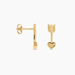 Boucles D'oreilles Puces Hannie Plaqué Or Jaune