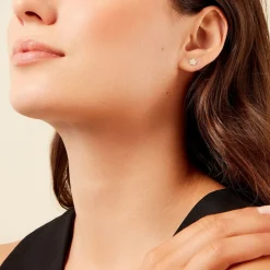 Boucles D'oreilles Puces Heikki Or Jaune