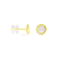 Boucles D'oreilles Puces Himelinda Or Jaune