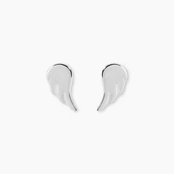 Boucles D'oreilles Puces Kayli Argent Blanc