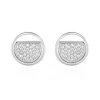 Boucles D'oreilles Puces Laetizia Clara Argent  Oxyde De Zirconium