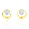 Boucles D'oreilles Puces Liana Or Jaune Diamant