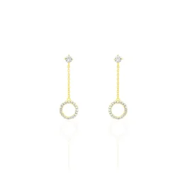 Boucles D'oreilles Puces Lim Or Jaune