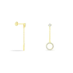 Boucles D'oreilles Puces Lim Or Jaune