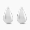 Boucles D'oreilles Puces Lipa Acier Blanc