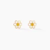 Boucles D'oreilles Puces Marigold Or Jaune