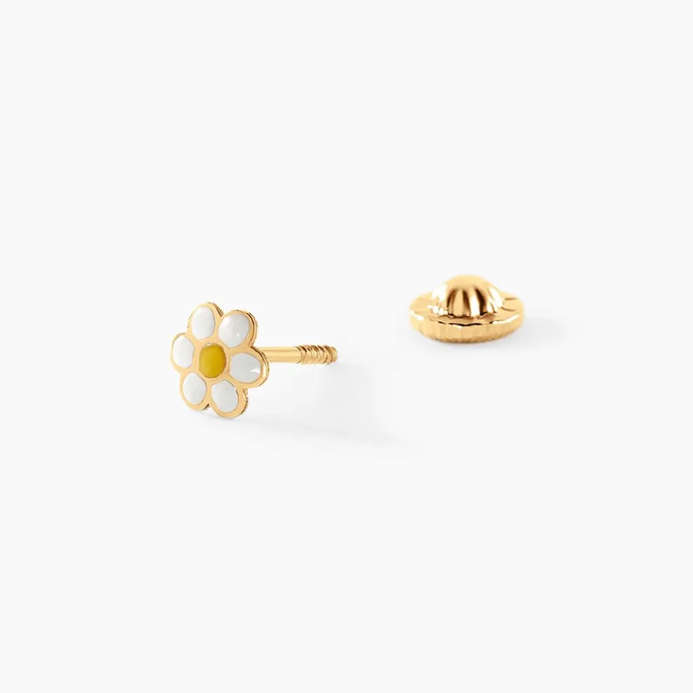 Boucles D'oreilles Puces Marigold Or Jaune