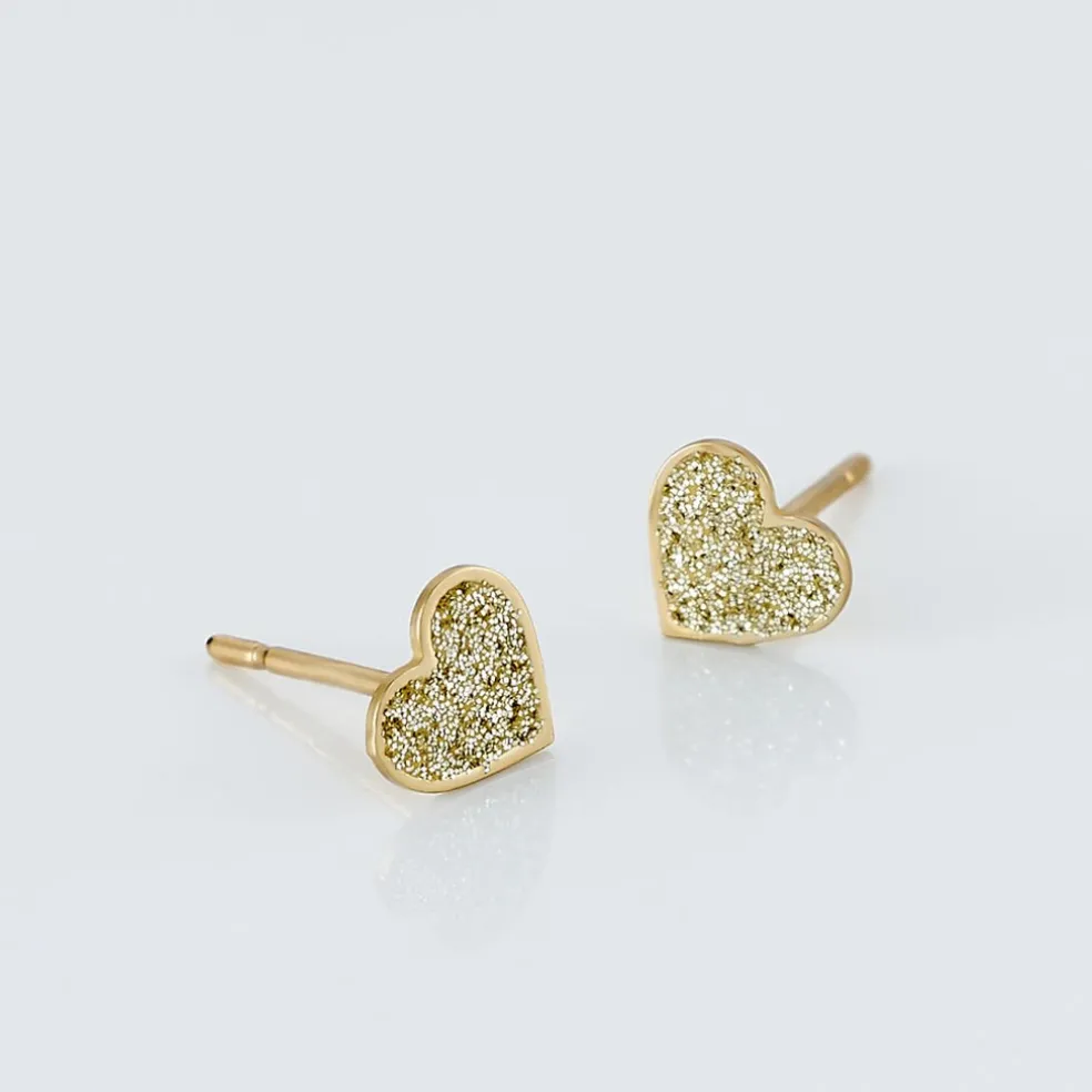Boucles D'oreilles Puces Marta Or Jaune