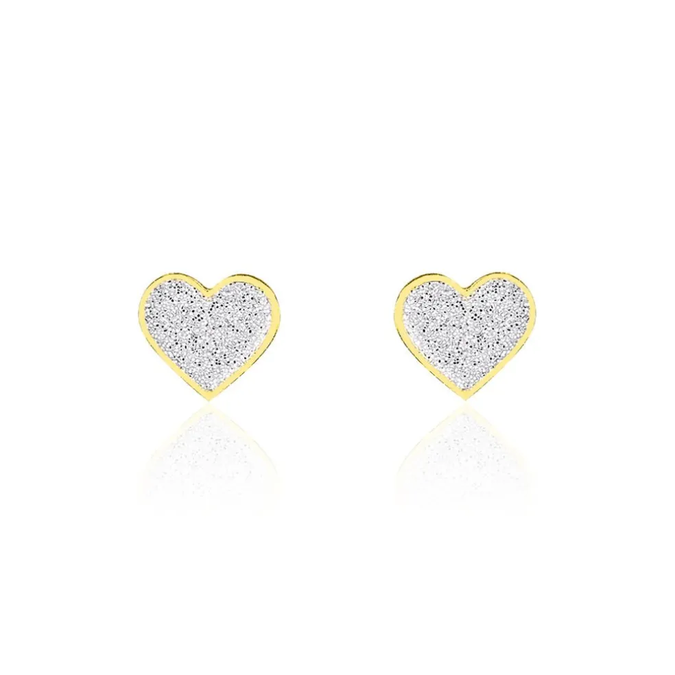 Boucles D'oreilles Puces Marta Or Jaune