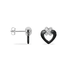 Boucles D'oreilles Puces Nolwen Argent  Céramique Oxyde De Zirconium