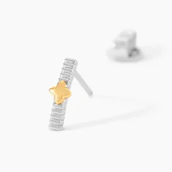 Boucles D'Oreilles Puces Or Jaune