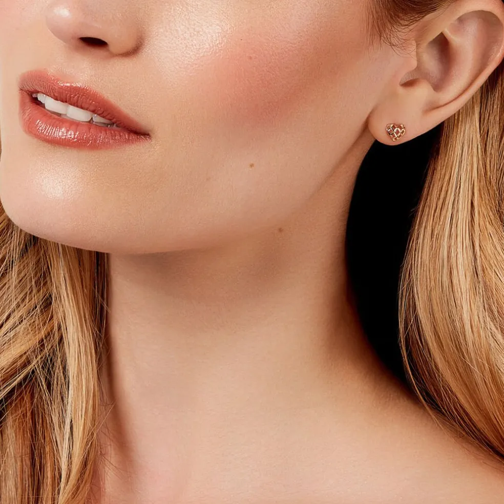 Boucles D'oreilles Puces Or Jaune Cicolluis