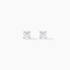 Boucles D'oreilles Puces Or Blanc Victoria Diamants