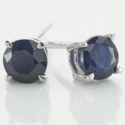 Boucles D'oreilles Puces Or Jaune Oxyde De Zirconium