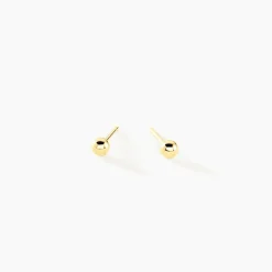 Boucles D'oreilles Puces Or Jaune Fidelia