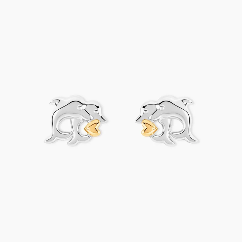 Boucles D'Oreilles Puces Or Jaune