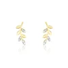 Boucles D'oreilles Puces Palmiro Or Jaune Diamant