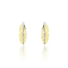 Boucles D'oreilles Puces Paola Or Jaune Diamant