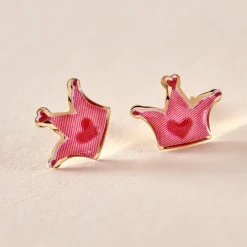 Boucles D'oreilles Puces Quinn Or Jaune