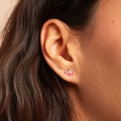 Boucles D'oreilles Puces Quinn Or Jaune