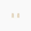 Boucles D'oreilles Puces Rachilda Or Jaune Oxyde De Zirconium