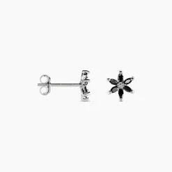 Boucles D'oreilles Puces Rhys Argent Blanc Oxyde De Zirconium