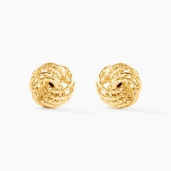 Boucles D'Oreilles Puces Sushil Or Jaune