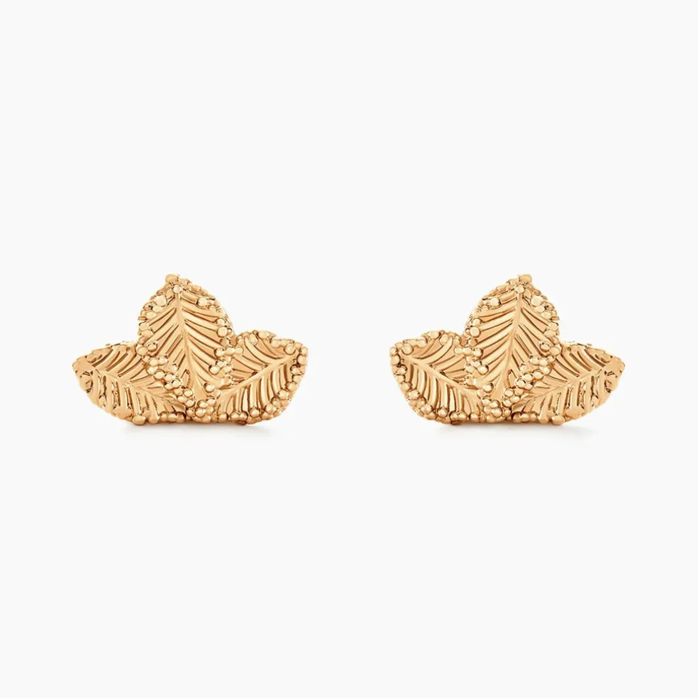 Boucles D'oreilles Puces Tylia Plaqué Or Doré