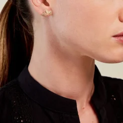 Boucles D'oreilles Puces Tylia Plaqué Or Doré