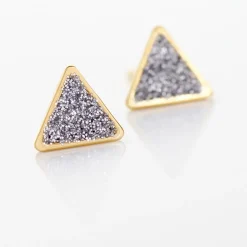 Boucles D'oreilles Puces Yora Or Jaune