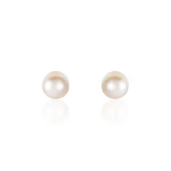 Boucles D'oreilles Suki Or Jaune Perle De Culture