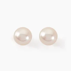 Boucles D'oreilles Suki Or Jaune Perle De Culture