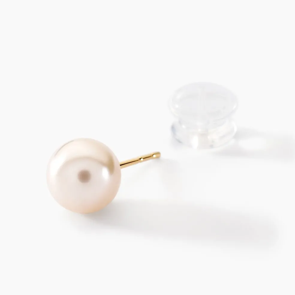 Boucles D'oreilles Suki Or Jaune Perle De Culture