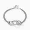 Bracelet Abassia Argent Blanc