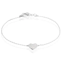 Bracelet Achahildis Argent Oxyde De Zirconium
