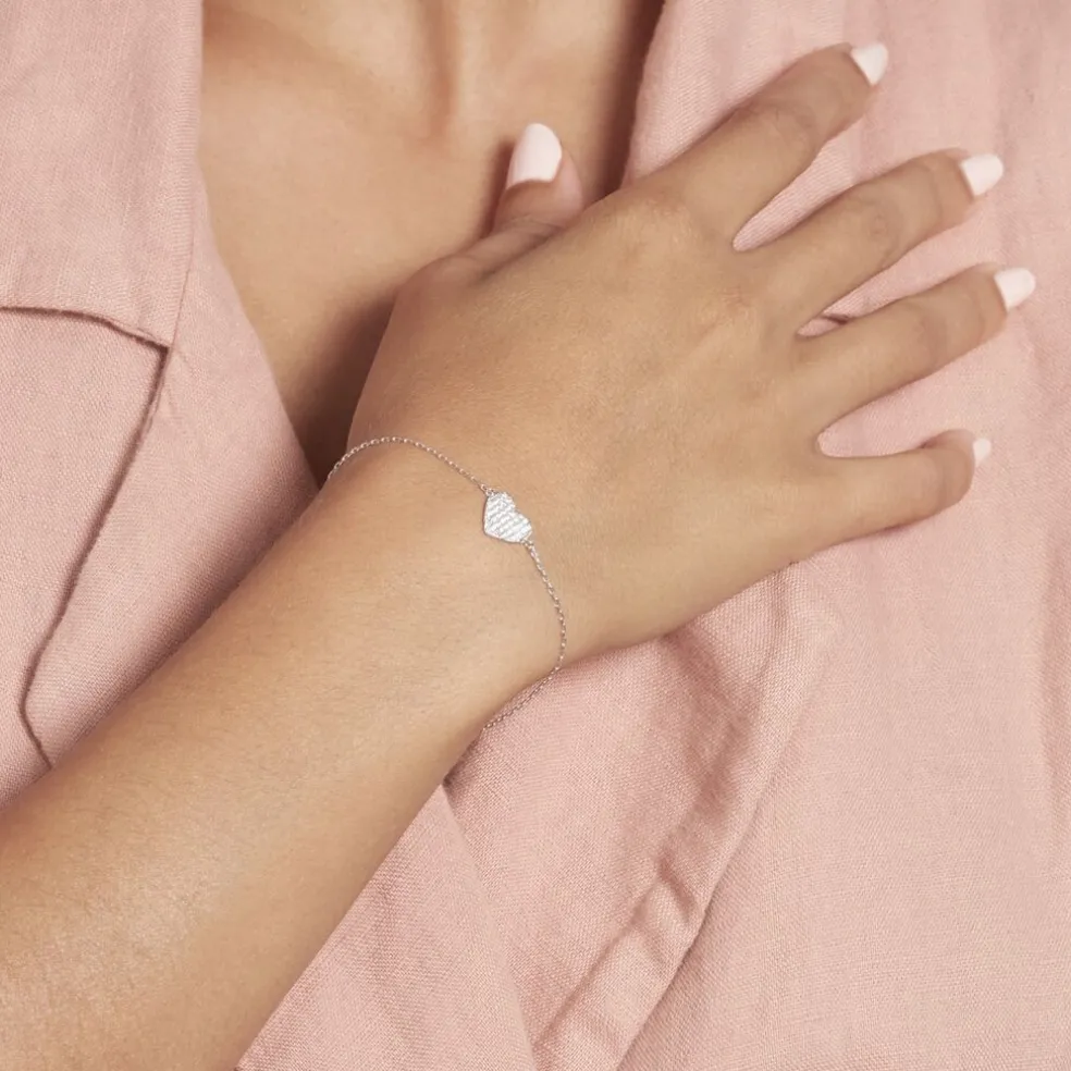 Bracelet Achahildis Argent Oxyde De Zirconium