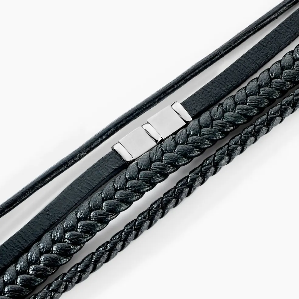 Bracelet Acier Blanc Romain