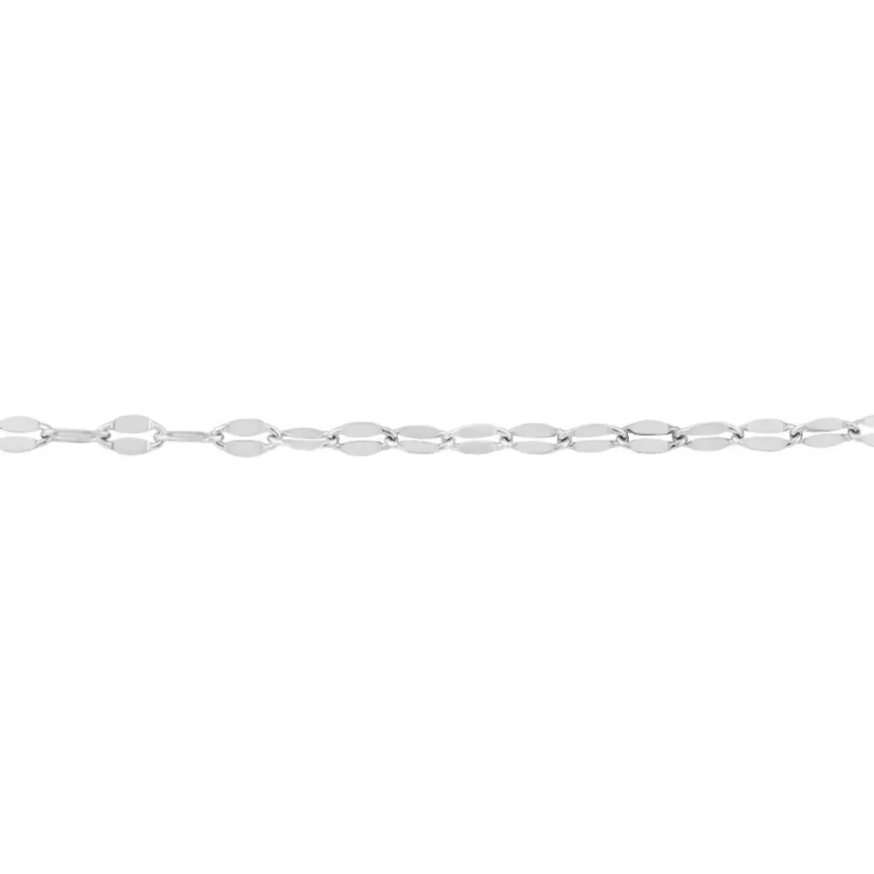 Bracelet Adelaide Argent Blanc