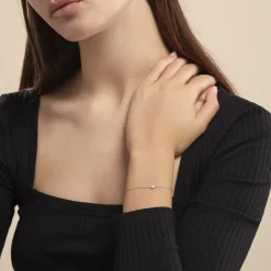 Bracelet Adhira Or Blanc Diamant