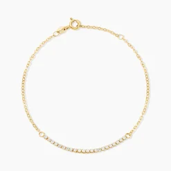 Bracelet Ajith Or Jaune Oxyde De Zirconium