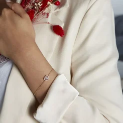 Bracelet Alais Plaqué Or Oxyde De Zirconium