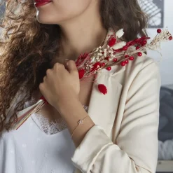 Bracelet Alais Plaqué Or Oxyde De Zirconium