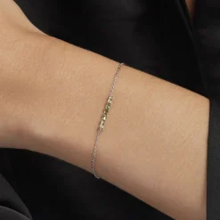 Bracelet Alexander Argent Blanc Oxyde De Zirconium